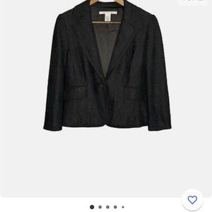 DVF ursette black blazer size 8
